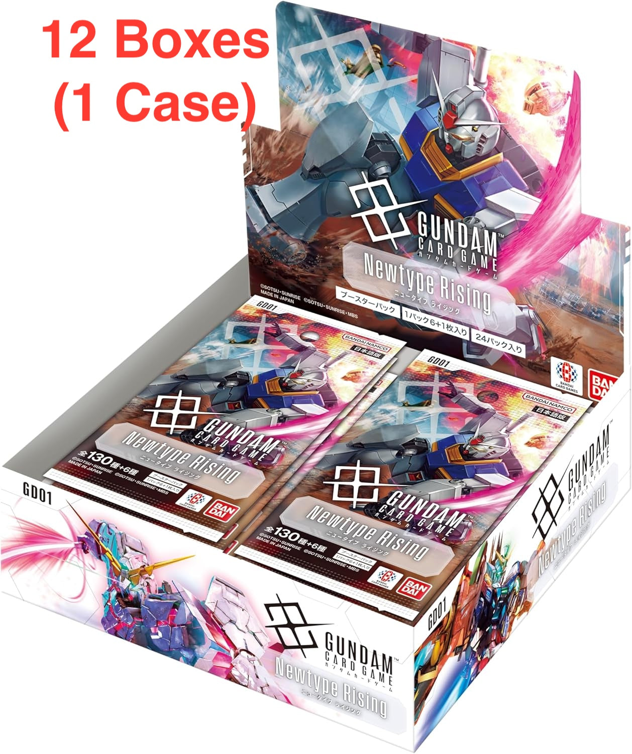 Gundam TCG: (1 Case) Booster Pack Newtype Rising BOX [GD01]- NEW (2025/07/26)