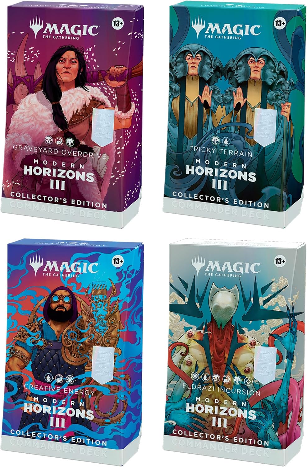 Modern Horizons 3 Commander-Deck: Sammler-Edition – Set mit 4