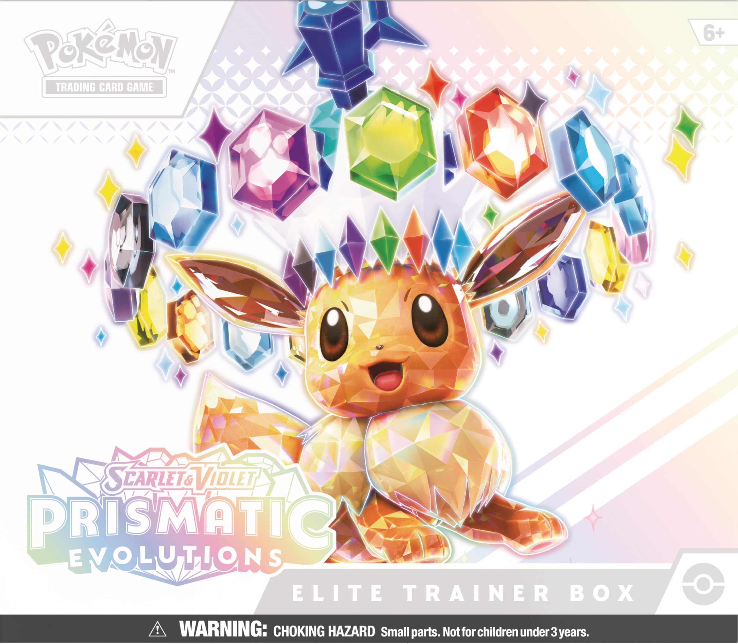 Pokémon-Sammelkartenspiel: Karmesin & Purpur – Prismatische Entwicklungen Top-Trainer-Box