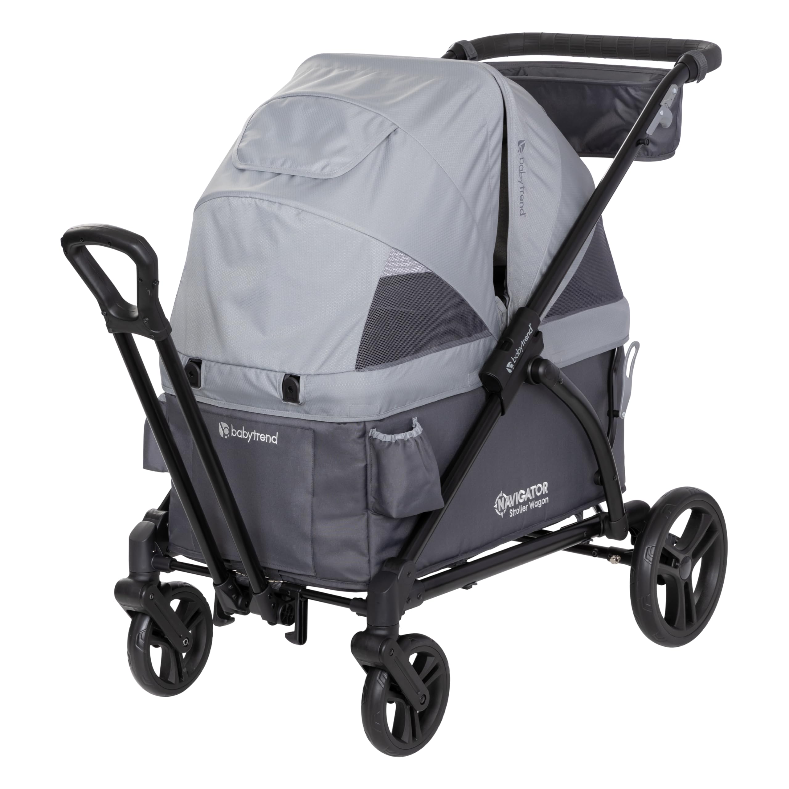Baby Trend Navigator 2-in-1 Stroller Wagon, Madrid Grey