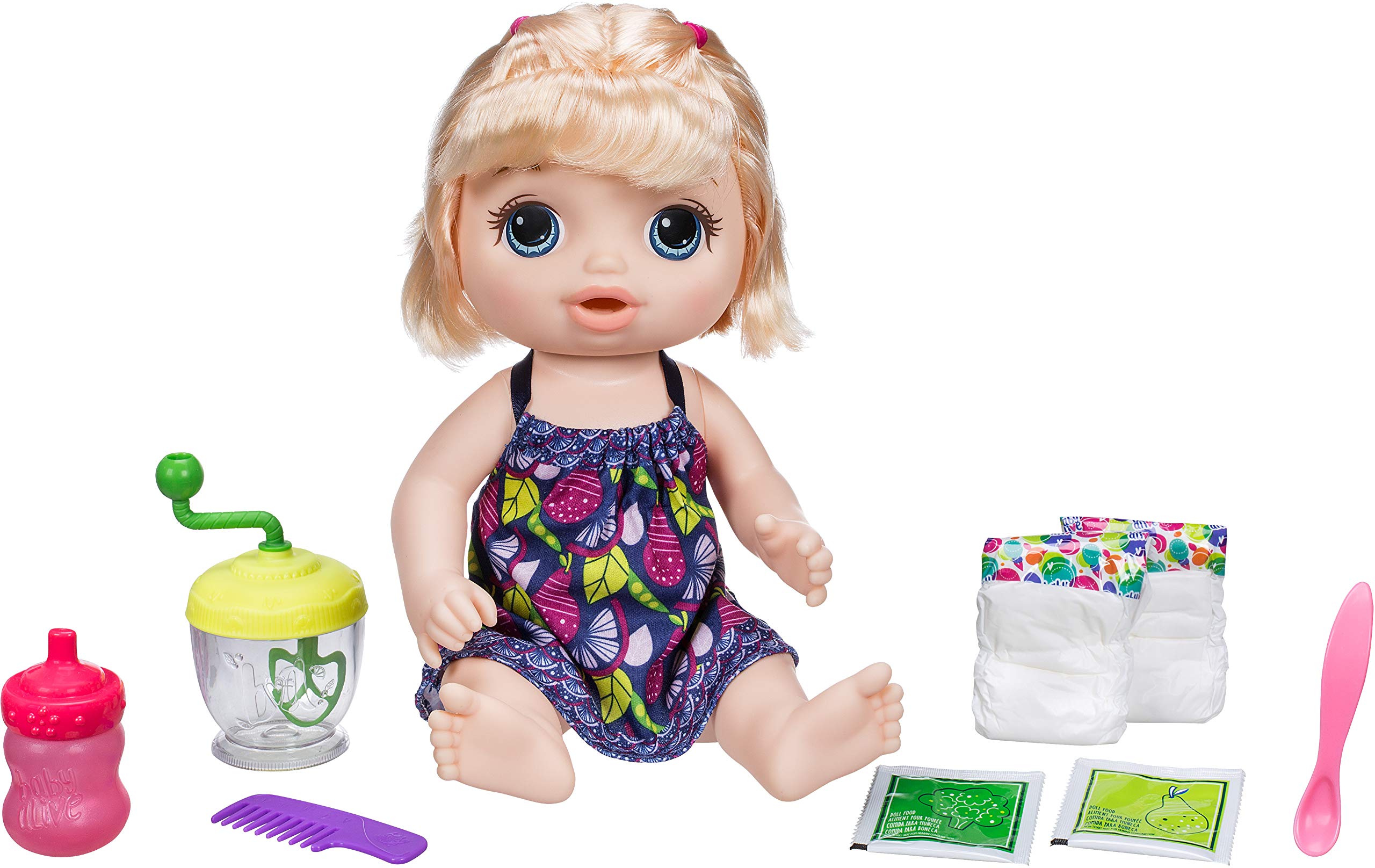 Baby Alive Sweet Spoonfuls Blonde Baby Girl Doll