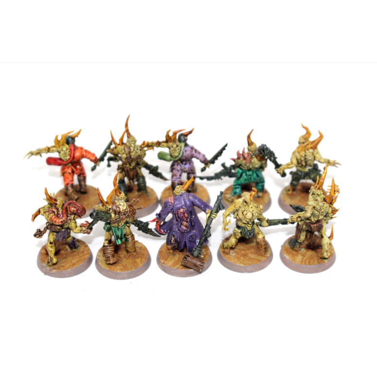 Warhammer Deathguard Poxwalkers Well Painted JYS61