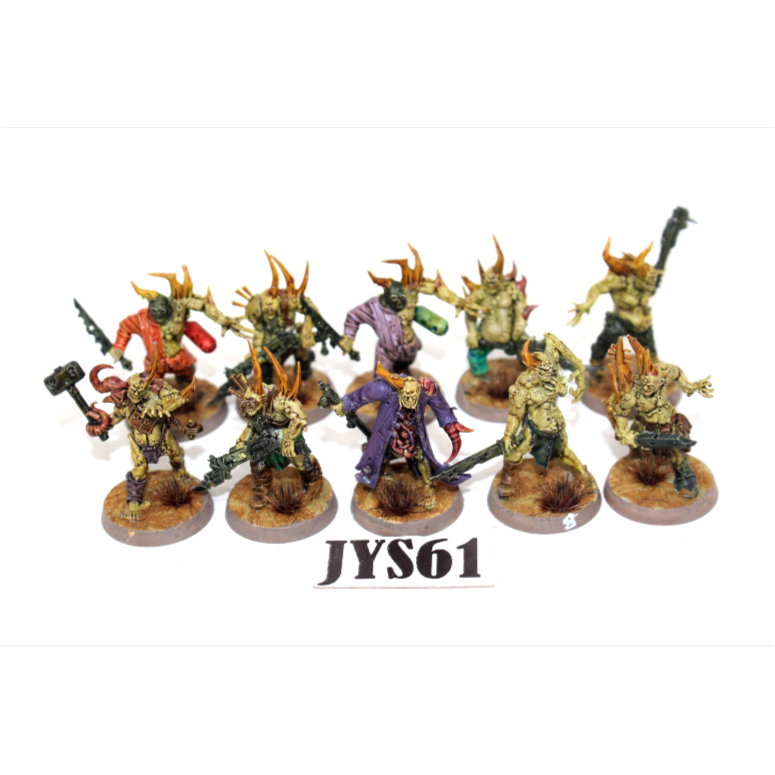 Warhammer Deathguard Poxwalkers Well Painted JYS61