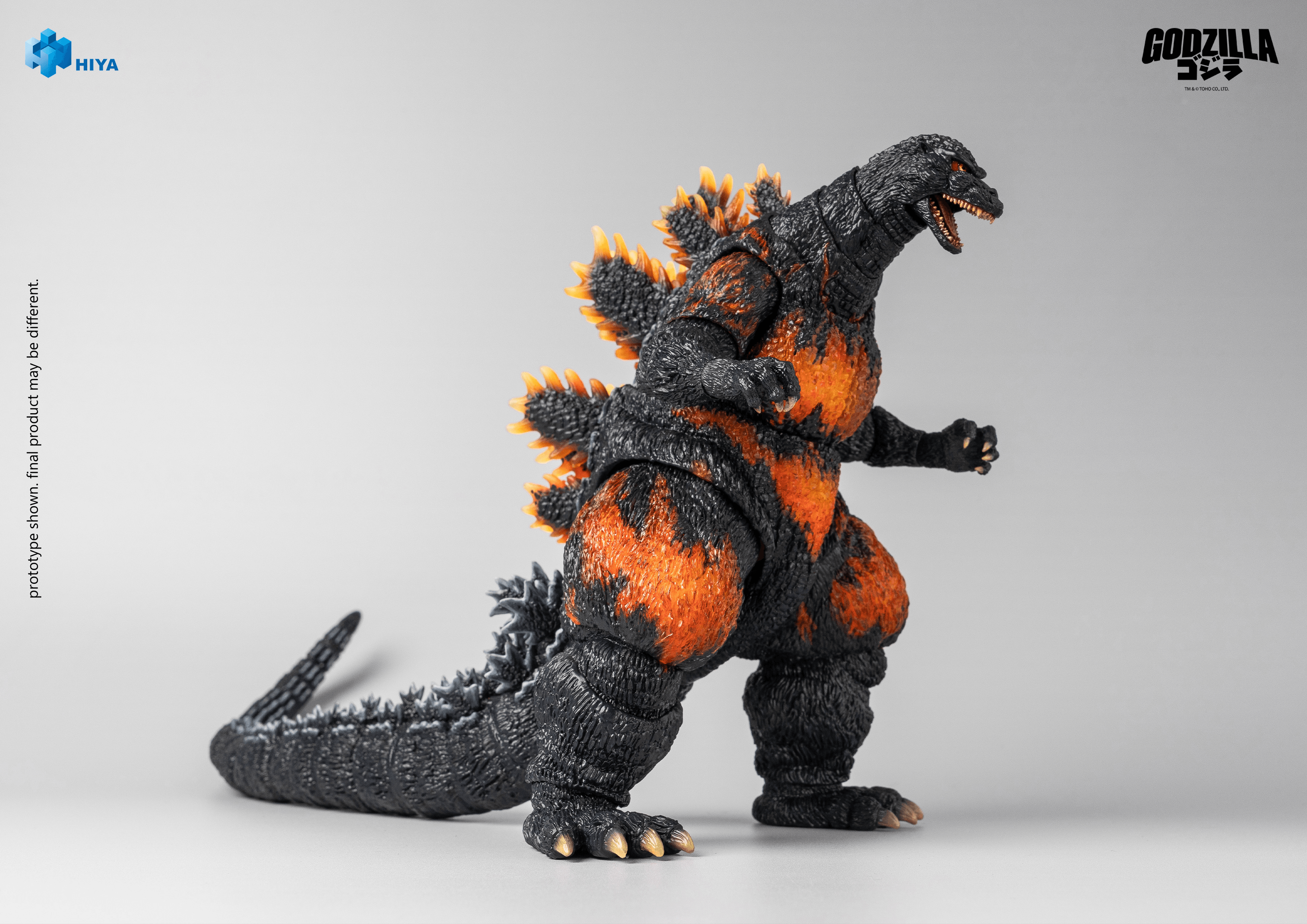 HIYA Exquisite Basic Series None Scale 7 Inch Godzilla vs. Destoroyah 1995 Burning Godzilla Action Figure