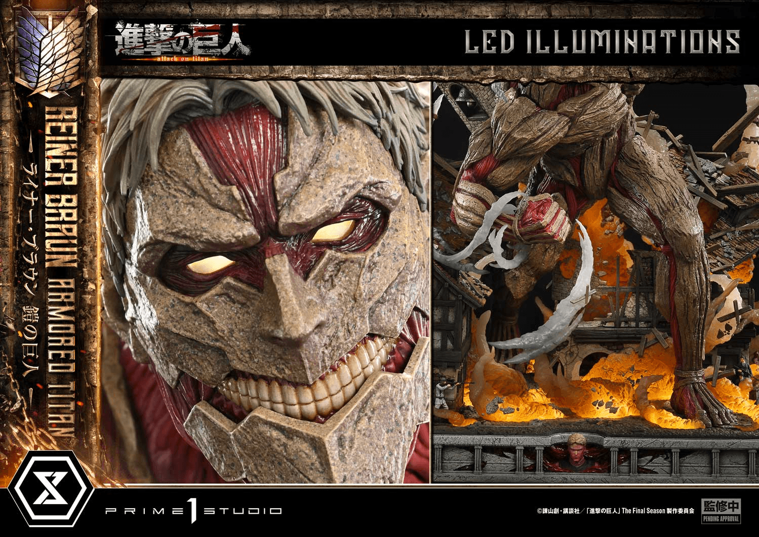 Ultimate Diorama Masterline TV animation Attack on Titan Reiner Braun Armored Titan Bonus Version