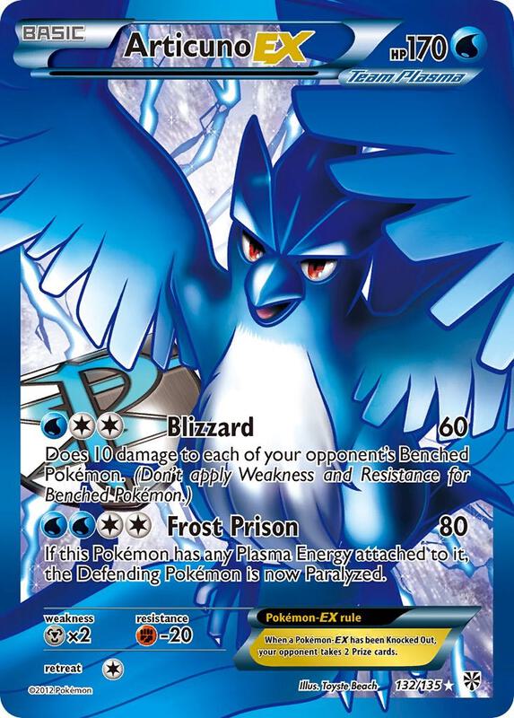 Articuno EX (Team Plasma) (132 Full Art) (132/135) - Plasma Storm