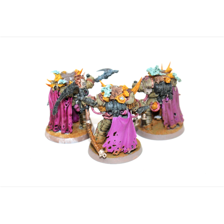 Warhammer Deathguard Deathshroud Terminators Well Painted JYS62