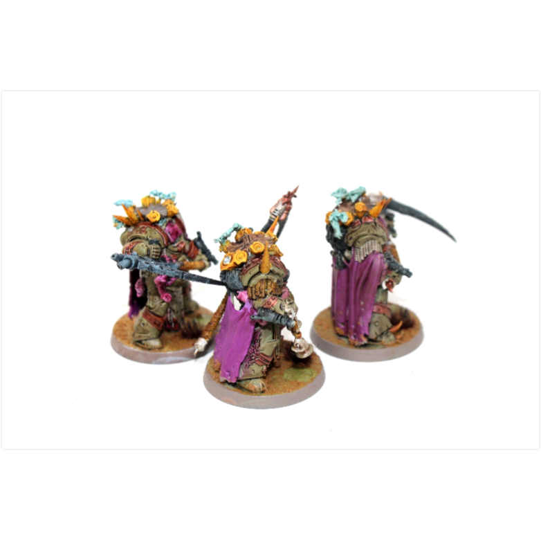 Warhammer Deathguard Deathshroud Terminators Well Painted JYS62