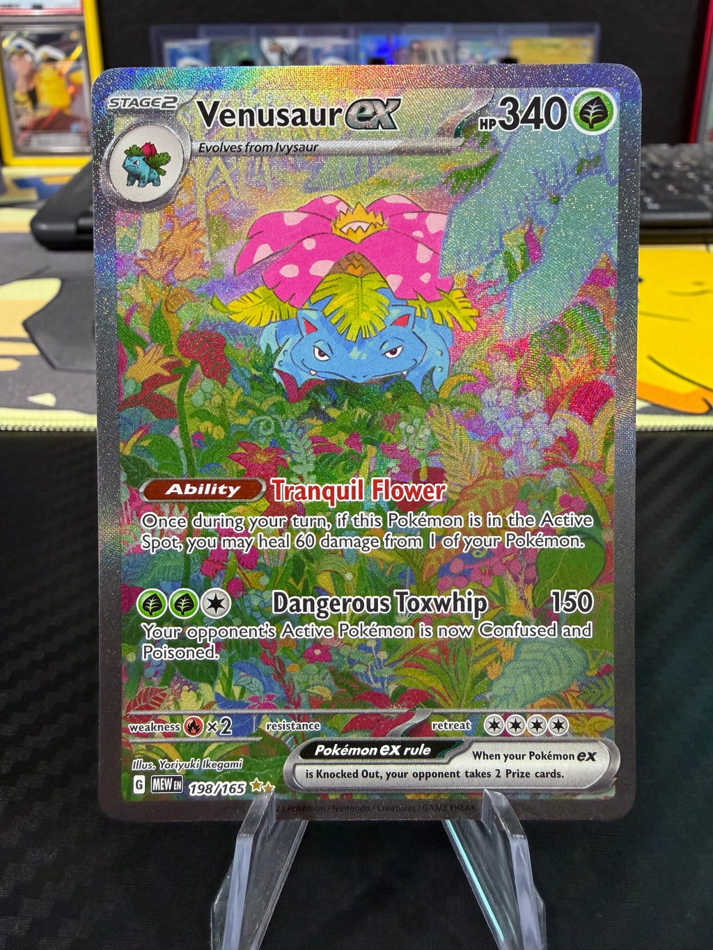 Venusaur Ex - 198/165 - Special Illustration Rare - Scarlet & Violet 151