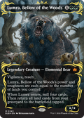 FOIL Lumra, Bellow of the Woods (Borderless) (Raised Foil) (BLB-343) - Bloomburrow - Magic The Gathering