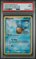 PSA 9 - 2006 POKEMON EX CRYSTAL GUARDIANS #43 WARTORTLE-REV.FOIL CRYSTAL GUARDIANS