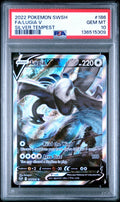 FA/LUGIA V SILVER TEMPEST 2022 POKEMON SWORD & SHIELD SILVER TEMPEST PSA GEM MT 10