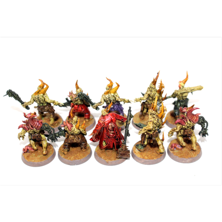 Warhammer Deathguard Poxwalkers Well Painted JYS62