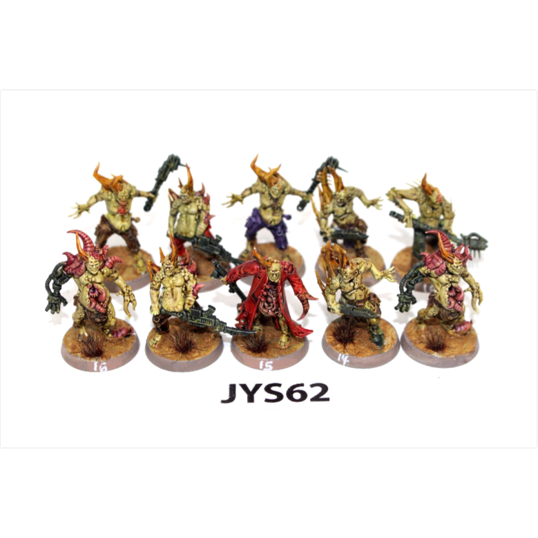 Warhammer Deathguard Poxwalkers Well Painted JYS62