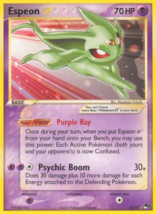 Espeon Star 016 [POP Series 5]