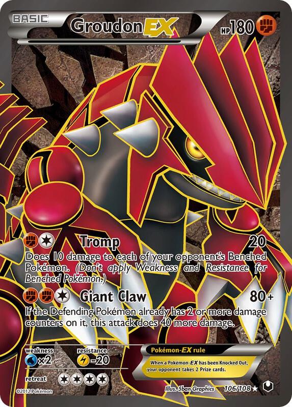 Groudon EX (106 Full Art) (106/108) - Dark Explorers