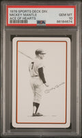 1978 Sports Deck Divison Mickey Mantle Ace of Hearts Mickey Mantle PSA 10