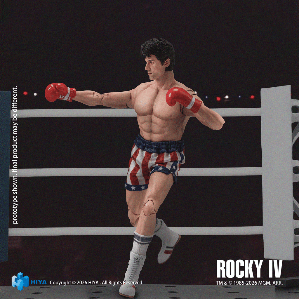 1/12 Scale 6.3 Inch Rocky IV Rocky Boxer Version Action Figure