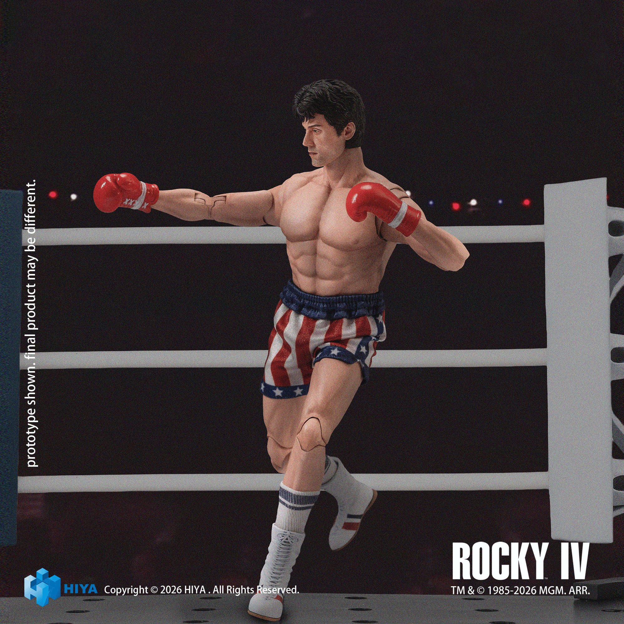 1/12 Scale 6.3 Inch Rocky IV Rocky Boxer Version Action Figure