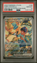 2025 POKEMON JTG EN-JOURNEY TOGETHER #186 HOP'S ZACIAN EX PSA 10