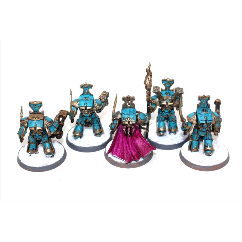 Warhammer Thousand Sons Occult Terminators Well Painted JYS63
