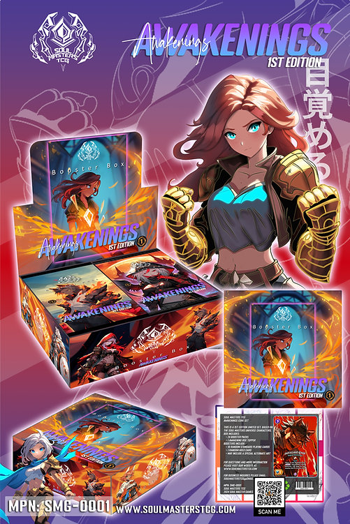 Soul Master TCG - Awakenings Booster Box 1st Edition