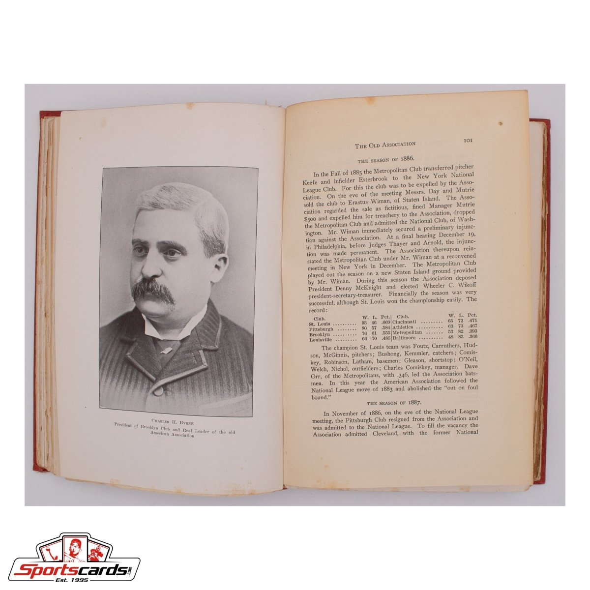 1914 Richter's History and Records of Base Ball Hardcover Book - Extremely Rare