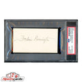 Western Artist Frederic Remington Signed Autographed Card - PSA/DNA