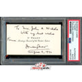 U Thant Signed UN United Nations Business Card Autograph PSA/DNA