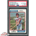 Dan Monzon Double Signed Autographed 1974 Topps Card PSA/DNA Twins