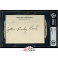Stanley Reed (d.1980) Auto Signed Supreme Court Card Beckett BAS