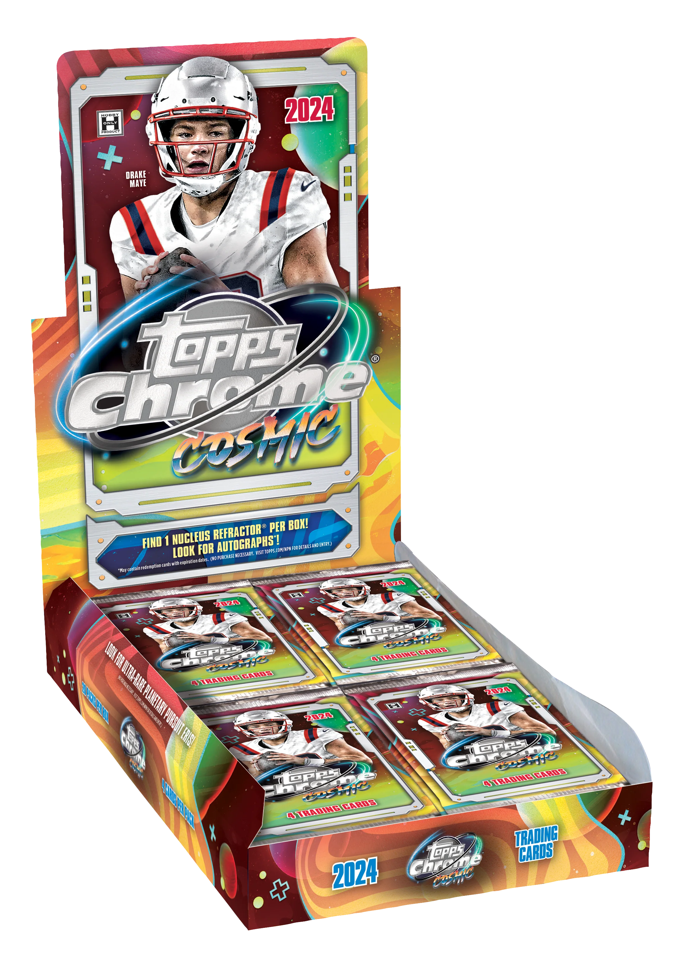 2024 Topps Chrome Cosmic Football Hobby Box