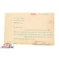 Charles Comiskey (d.1931) Signed Autographed Typed Letter JSA LOA