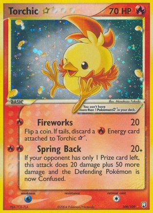 Torchic Star 108 [Team Rocket Returns]