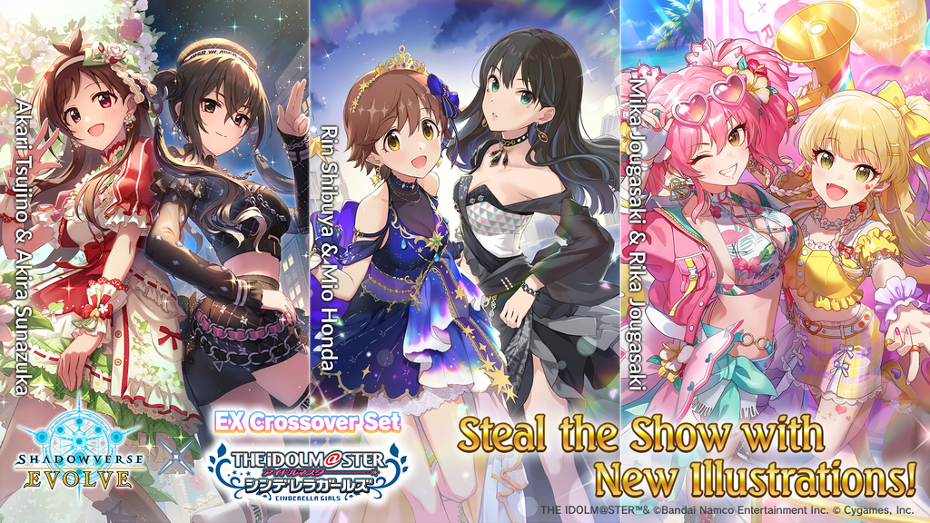 Shadowverse: Evolve - EX Crossover - The iDOLM@STER Cinderella Girls - Display Case (20x Booster Boxes)
