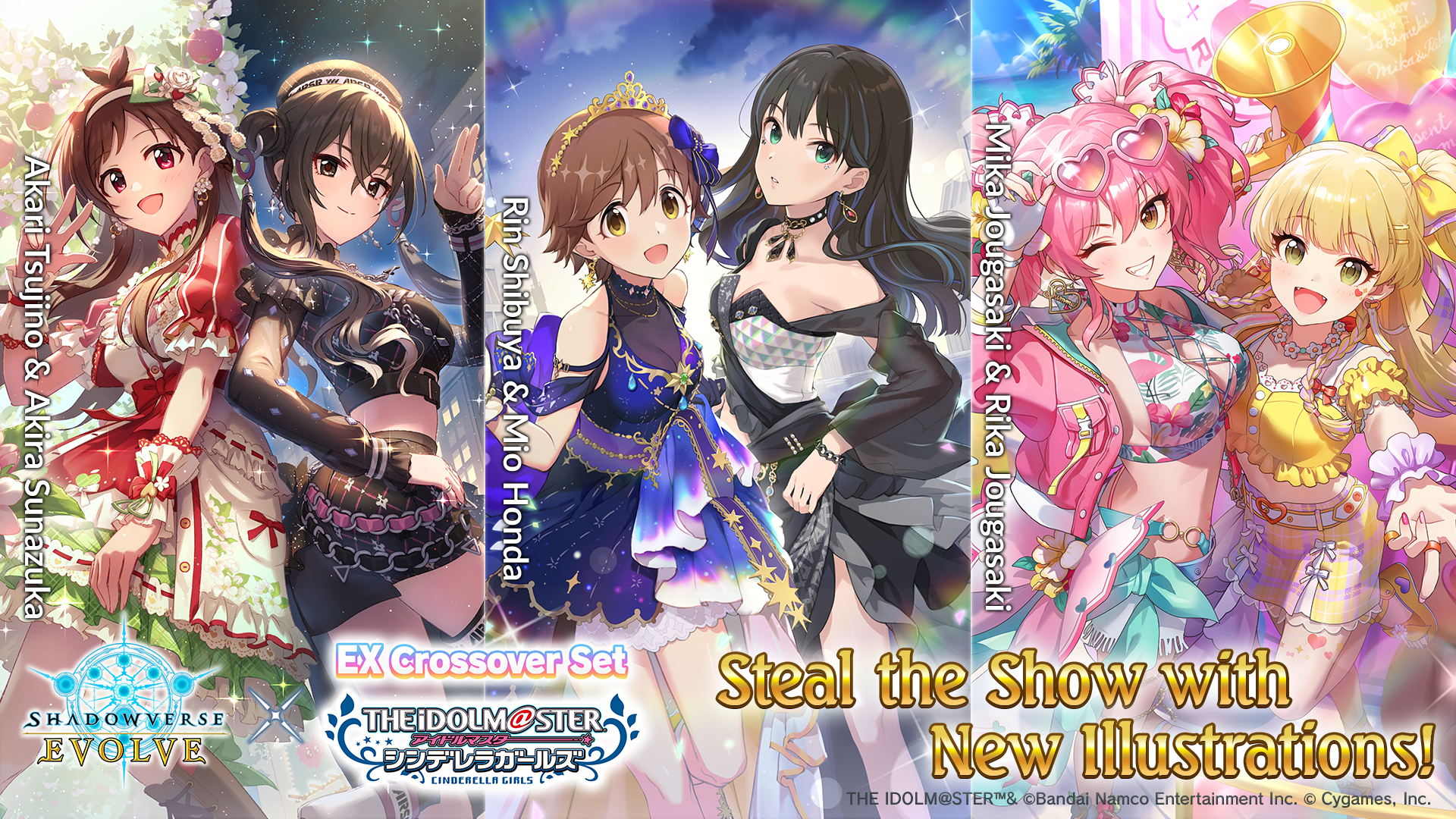 Shadowverse: Evolve - EX Crossover - The iDOLM@STER Cinderella Girls - Display Case (20x Booster Boxes)