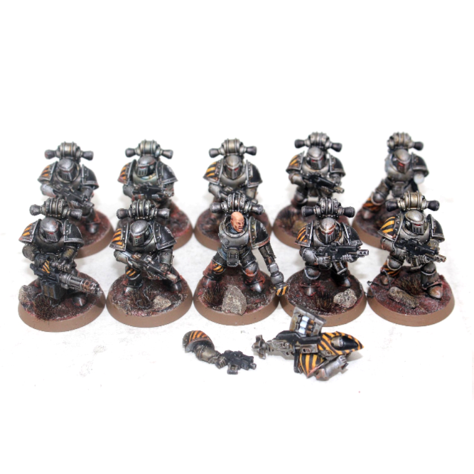 Warhammer Space Marines Iron Hands Tactical Squad Well Painted JYS44