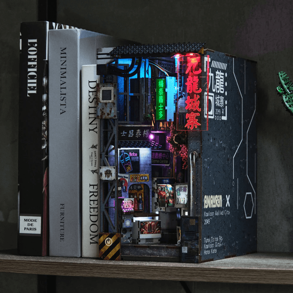 Kowloon Walled City 2049 Book Nook Kit(8881300806026)