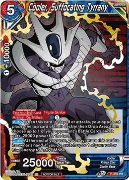 Cooler, Suffocating Tyranny (Gold Stamped) (P-359) [Tournament Promotion Cards]