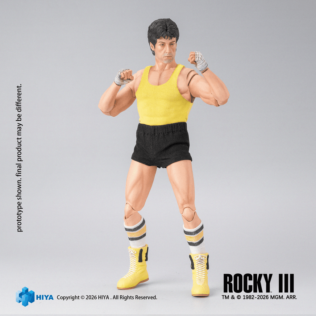 Exquisite Super Series 1/12 Scale 6.3 Inch Rocky III Rocky Boxer Version Action Figure