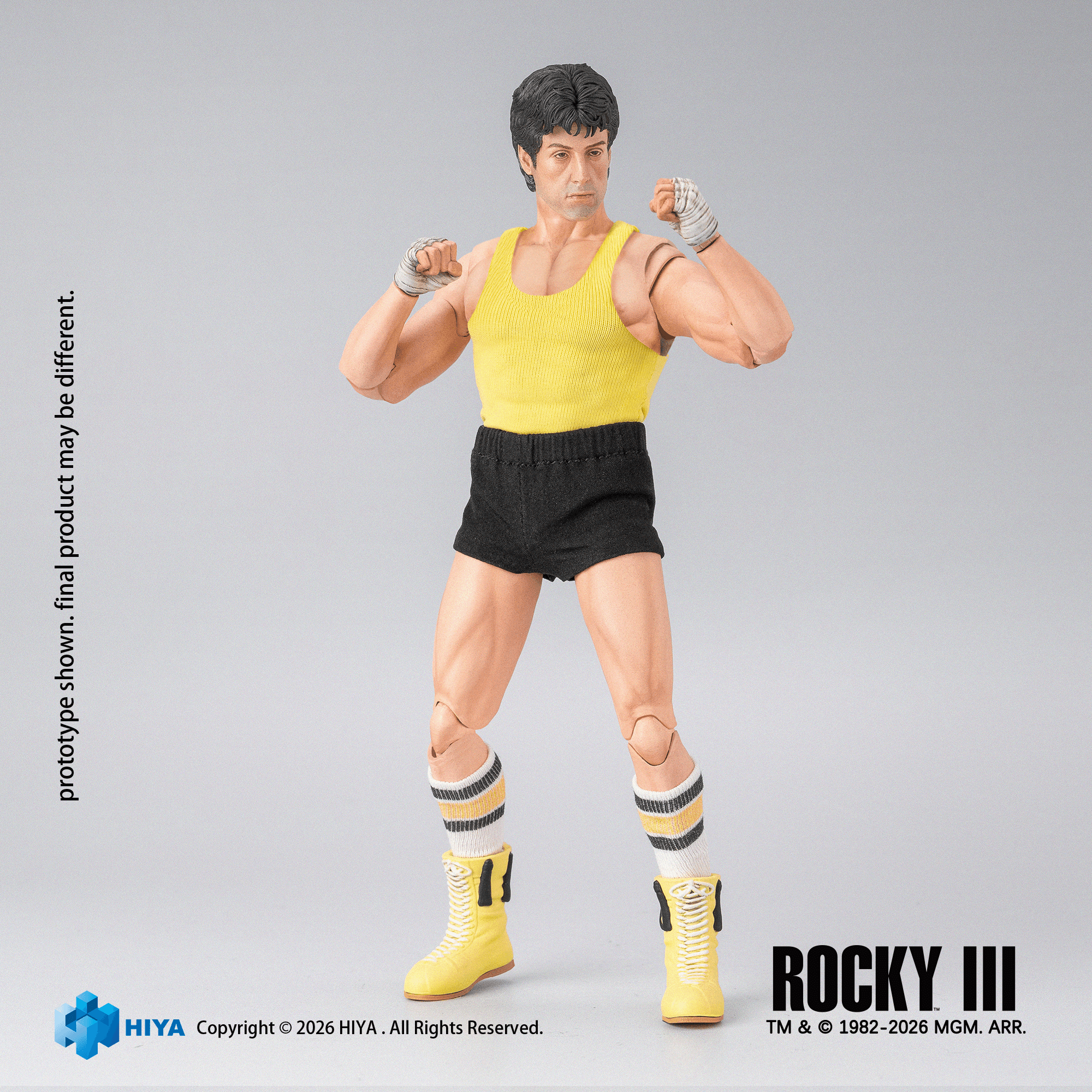 Exquisite Super Series 1/12 Scale 6.3 Inch Rocky III Rocky Boxer Version Action Figure