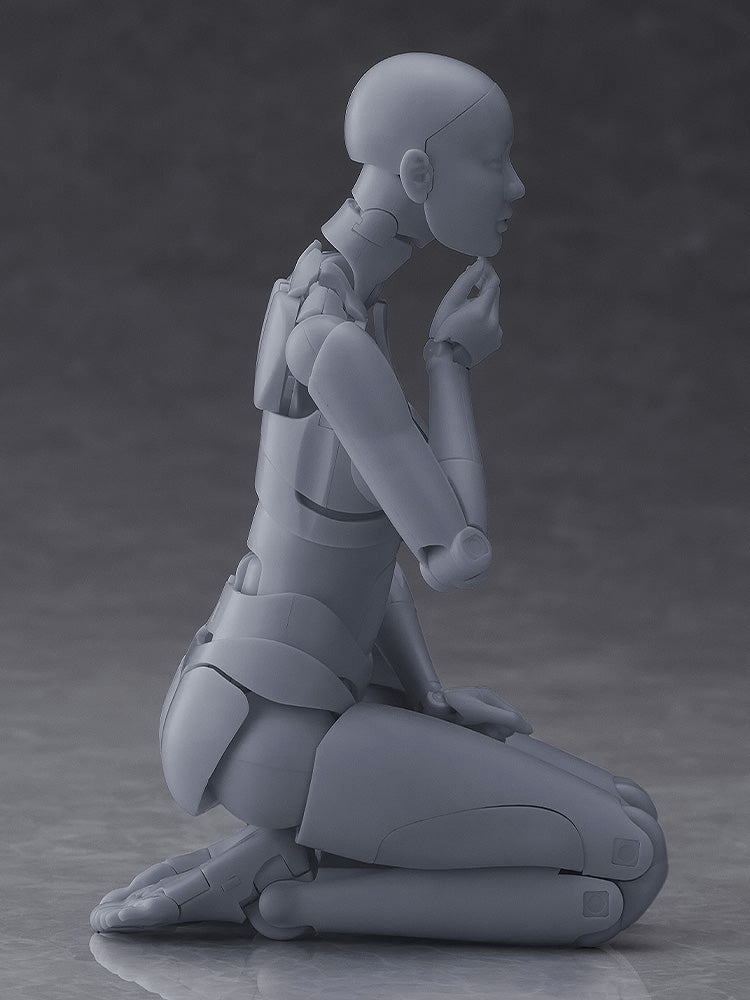 Nishimura Style Drawing Doll Olive Gray