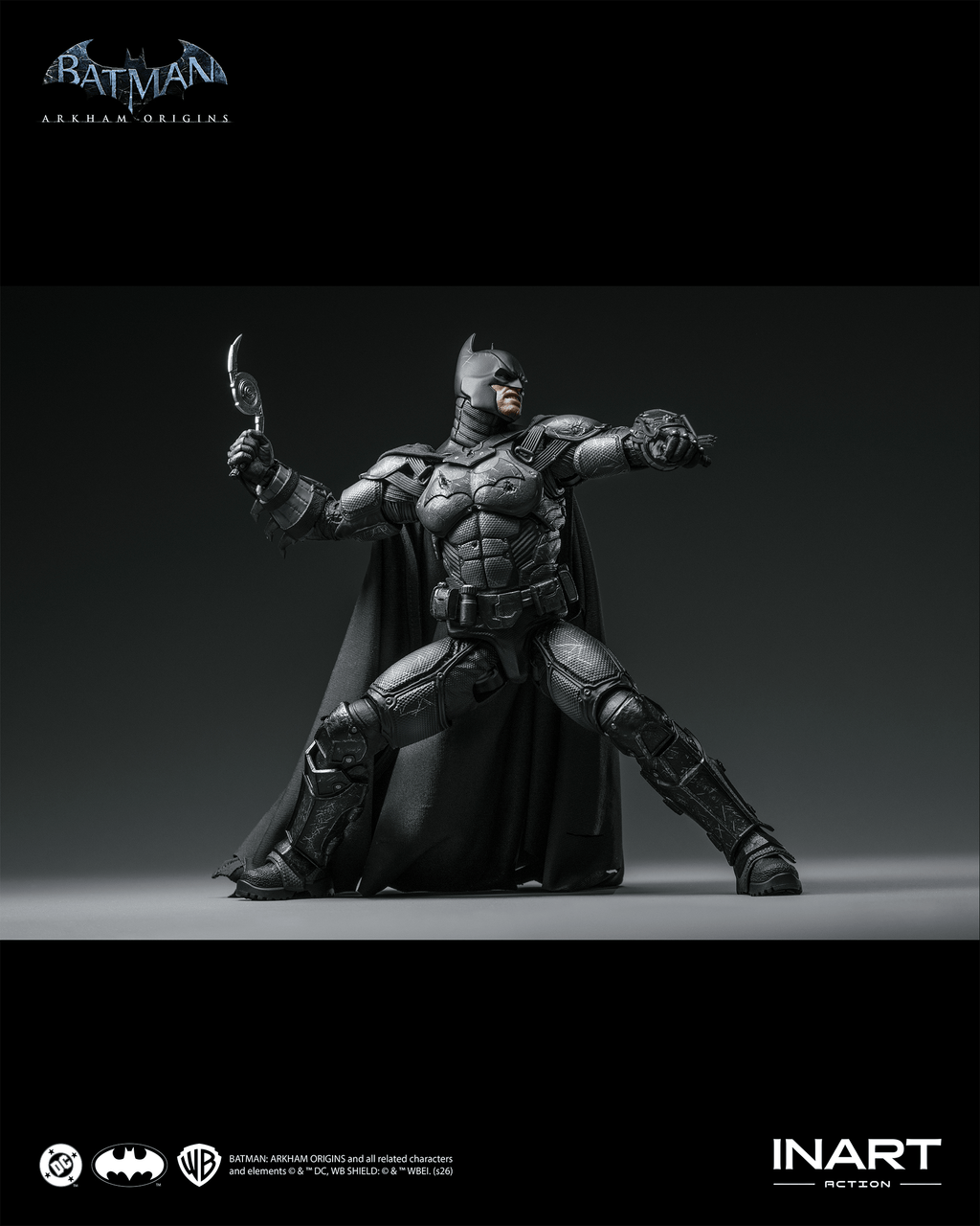 INART Action – Batman: Arkham Origins – Batman (Battle Damaged Version) Action Figure