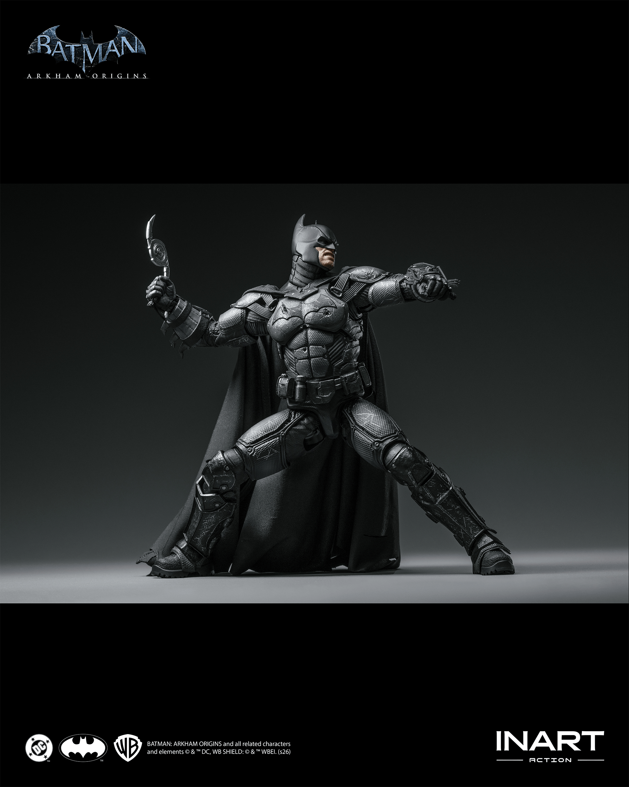 INART Action – Batman: Arkham Origins – Batman (Battle Damaged Version) Action Figure
