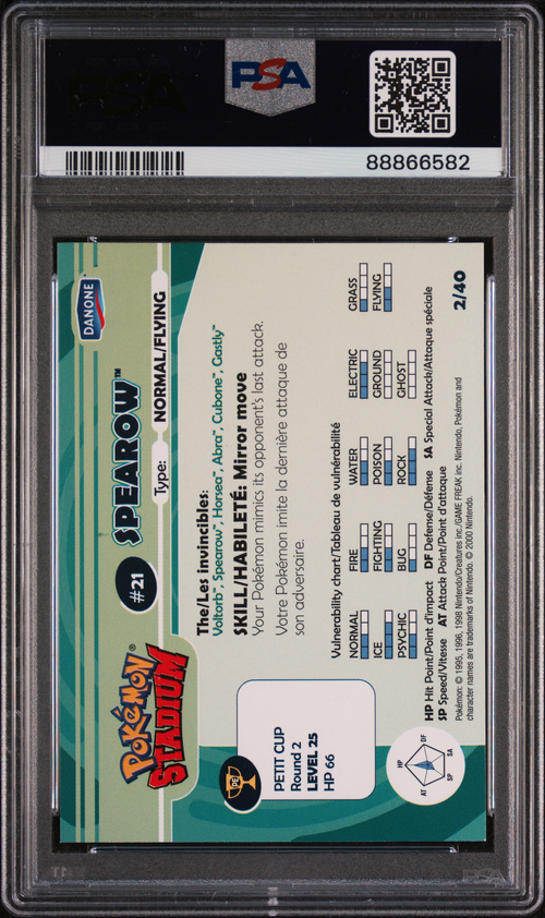 PSA 10 SPEAROW STADIUM TIP