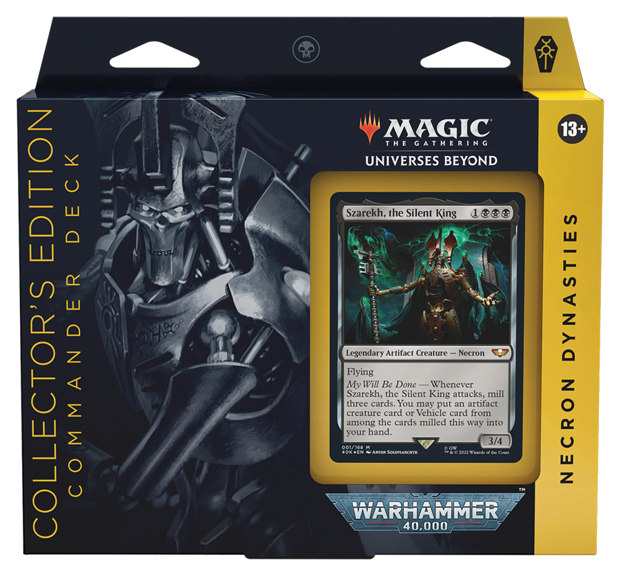 Universes Beyond: Warhammer 40.000 – Commander-Deck (Necron-Dynastien – Collector’s Edition)