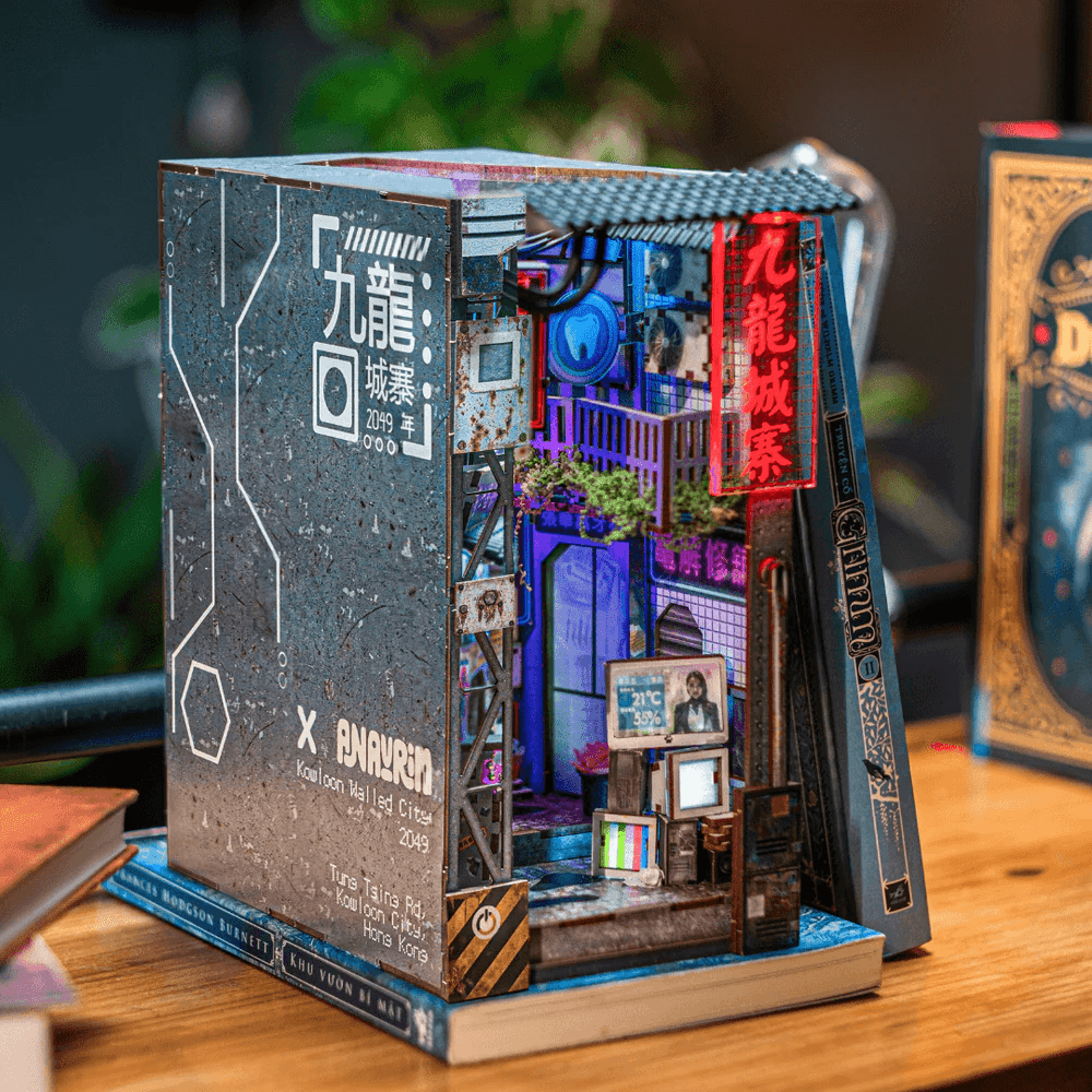 Kowloon Walled City 2049 Book Nook Kit(8881300806026)