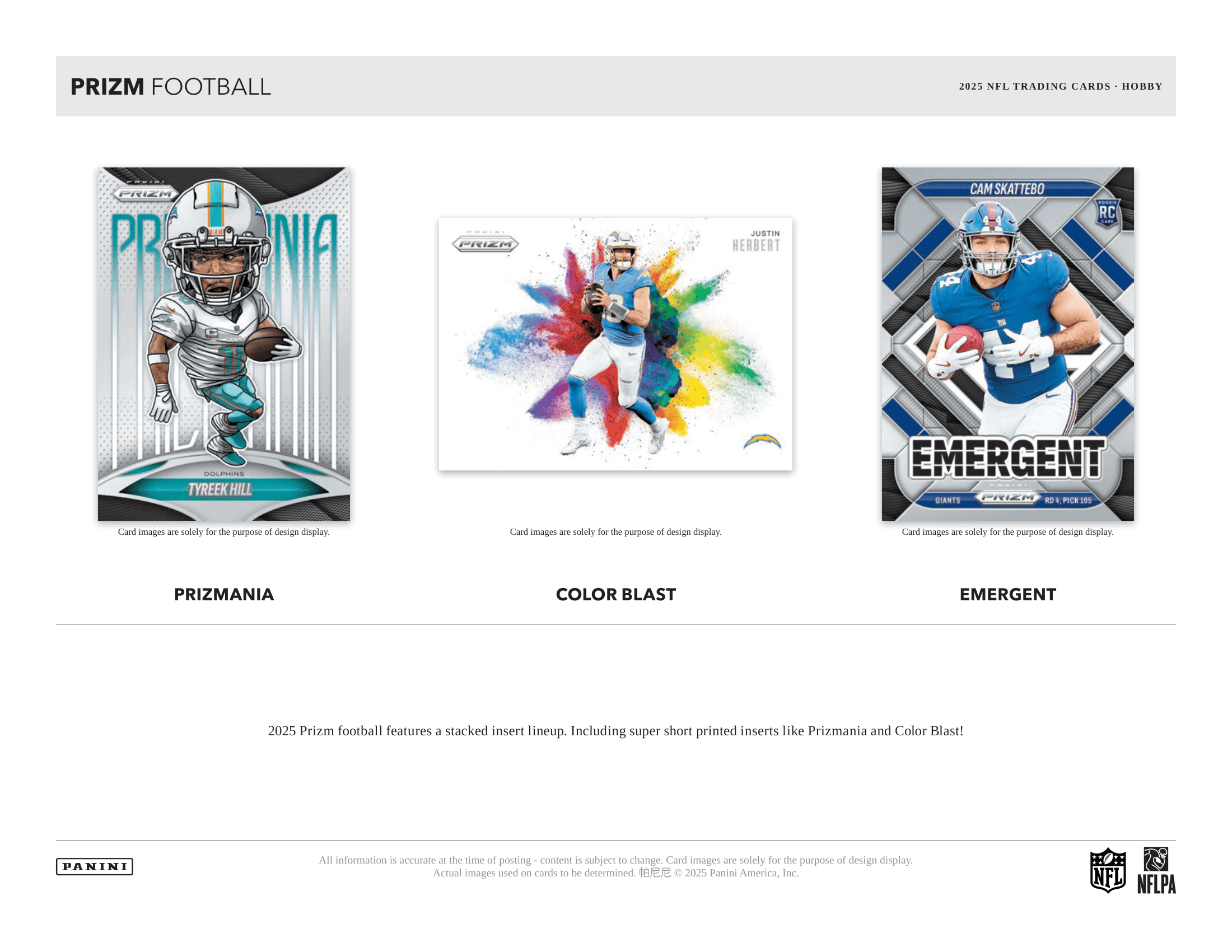 Panini - 2025 Prizm American Football (NFL) - Hobby Box