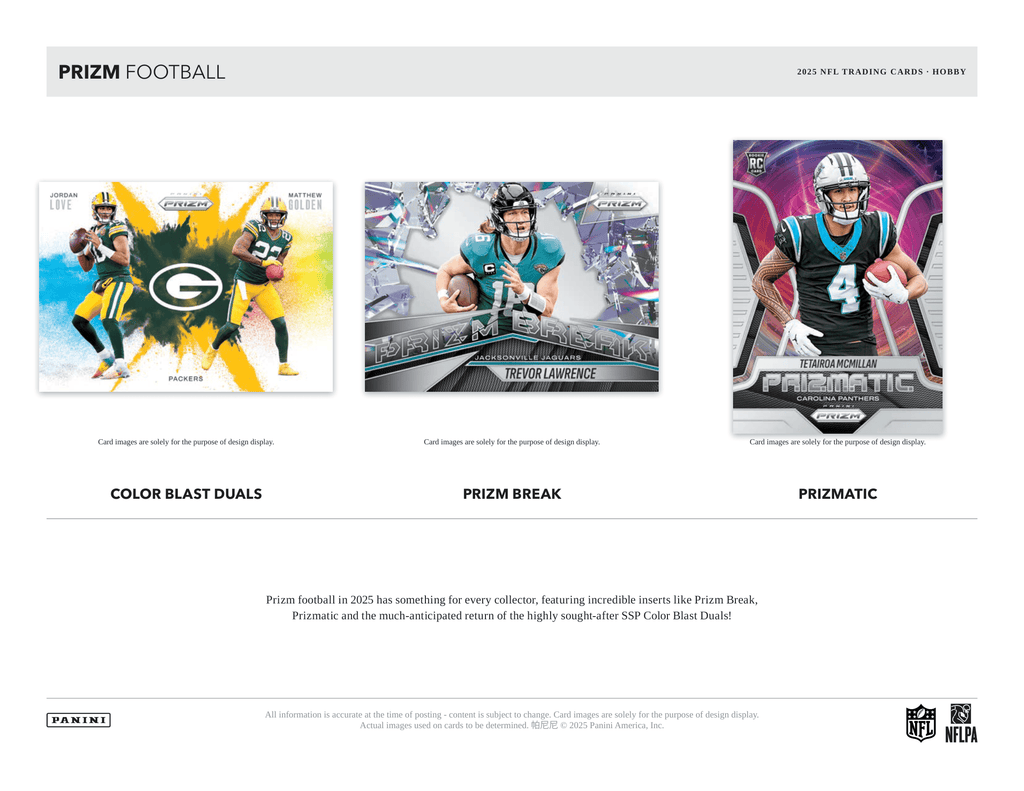 Panini - 2025 Prizm American Football (NFL) - Hobby Box
