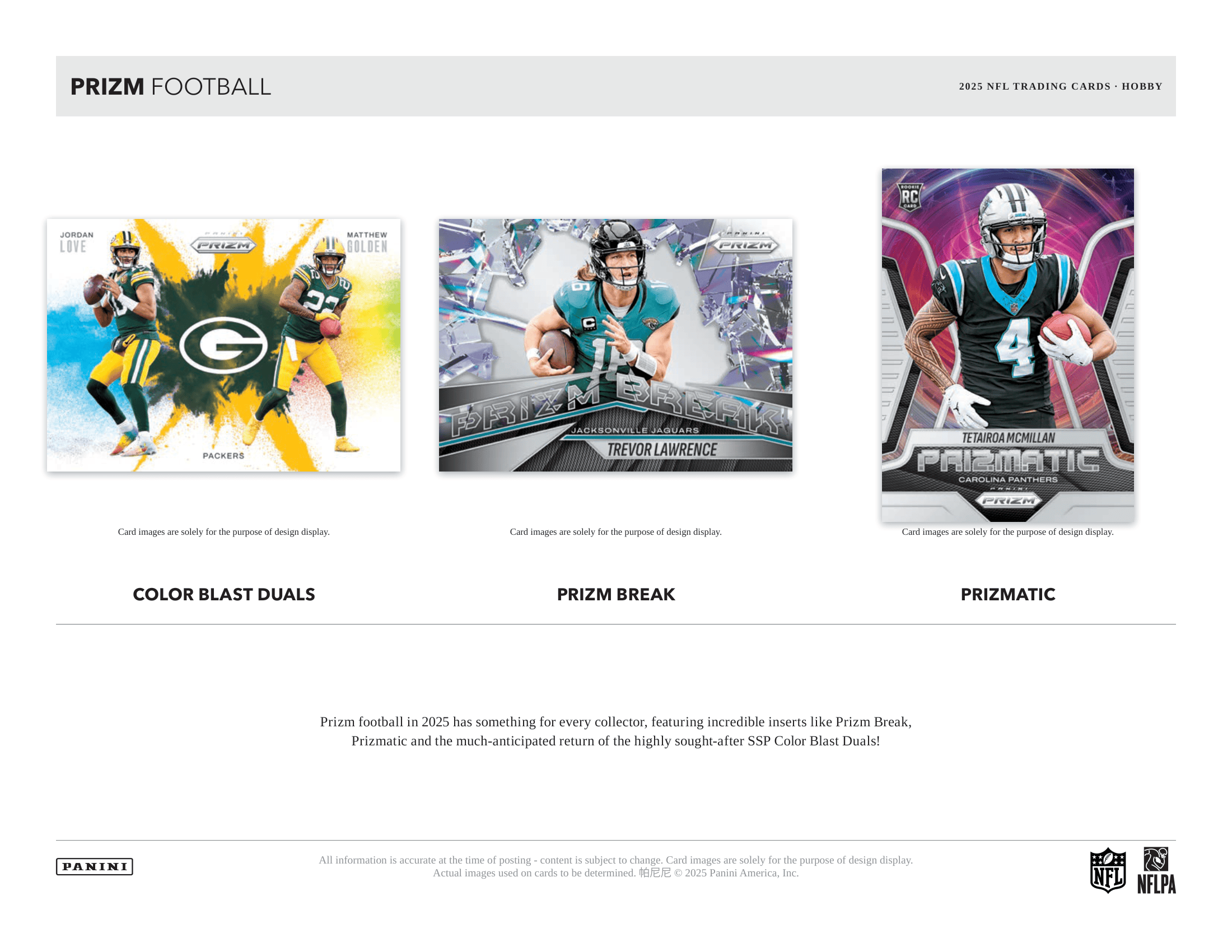 Panini - 2025 Prizm American Football (NFL) - Hobby Box